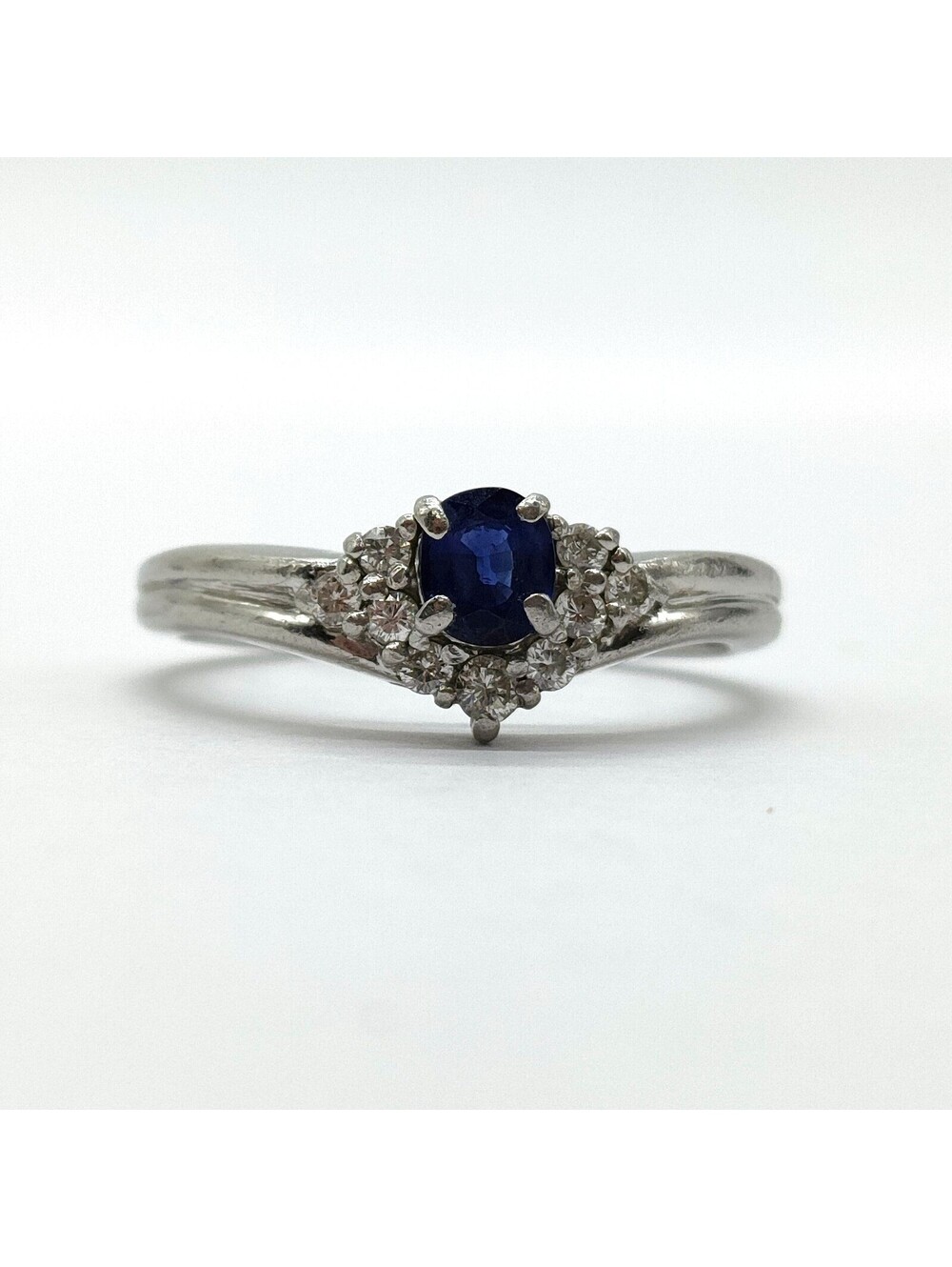 Jewelry Ring Sapphire 0.36ct Platinum 5451189